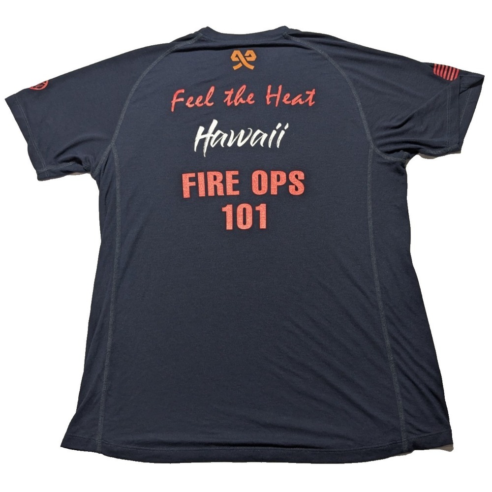 FIRE OPS 101 Feel The Heat Honolulu Hawaii Fire Dept Local 1463 - Men XL TShirt